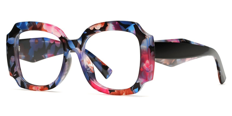 Geometric Floral Frame