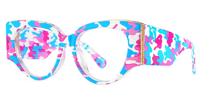 Cateye Blue Frame