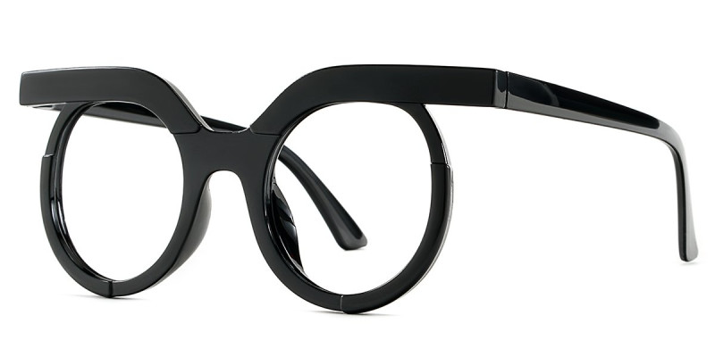Round Black Frame