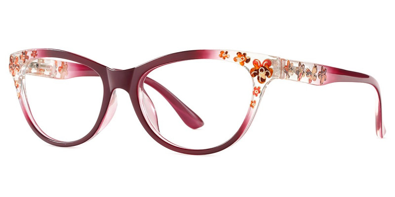 Cateye Red Frame