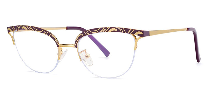 Browline Purple Frame