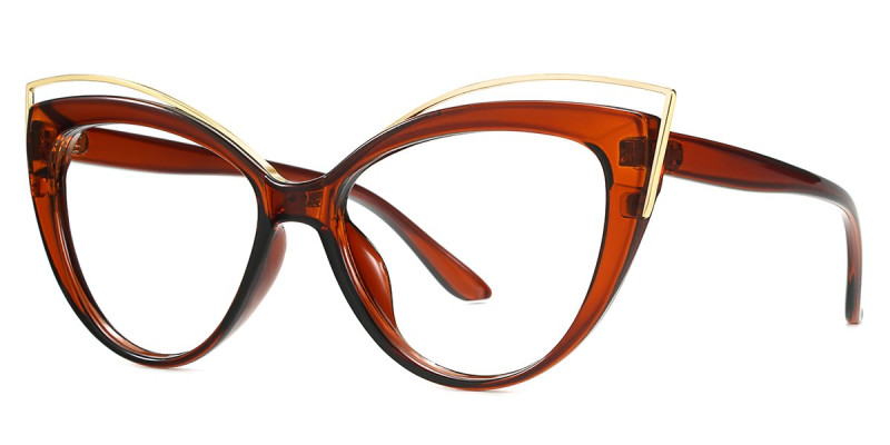 Cateye Brown Frame