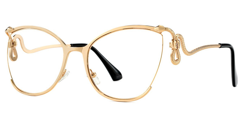 Cateye Gold Frame