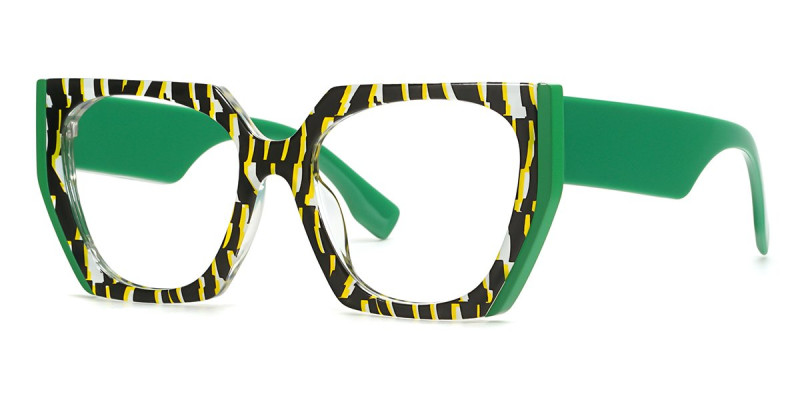 Square Green Frame