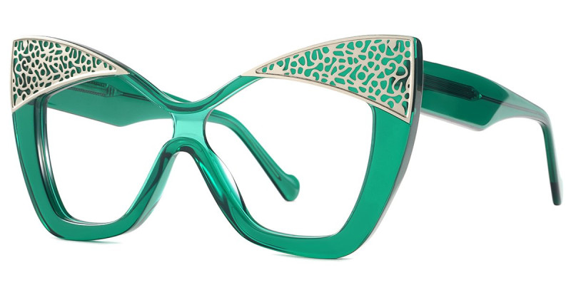 Cateye Green Frame