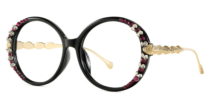 Oval Black Frame