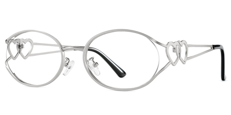 Oval Silver Frame