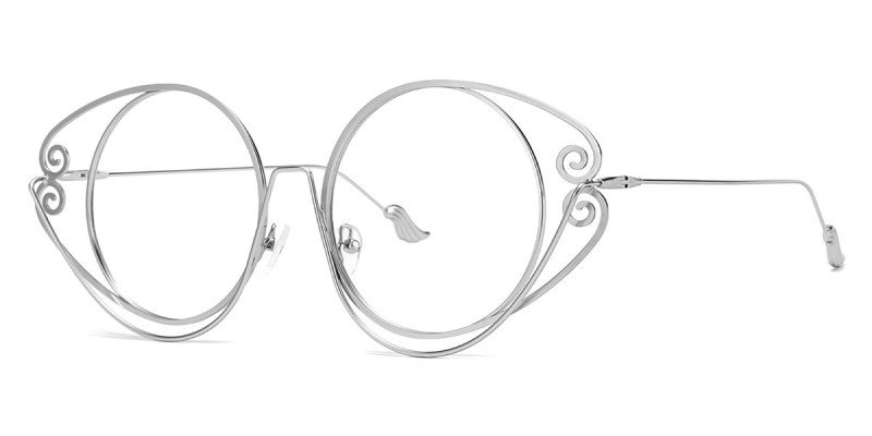 Oval Silver Frame