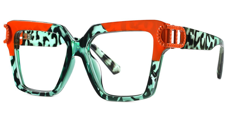 Cateye Green Frame