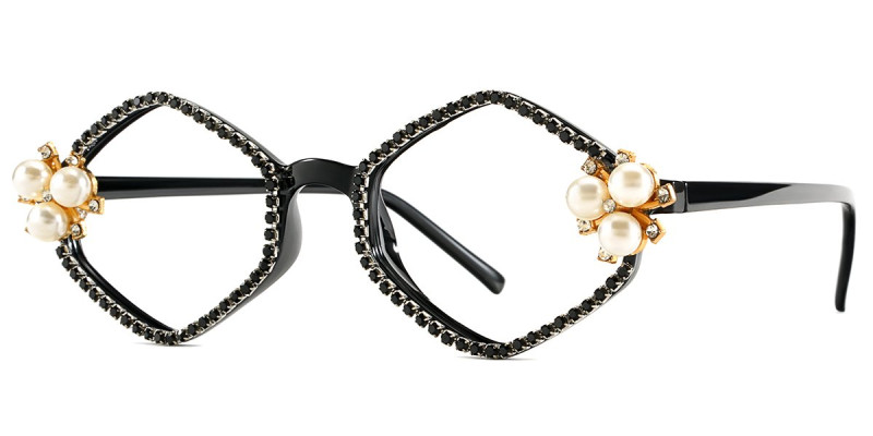 Geometric Black Frame