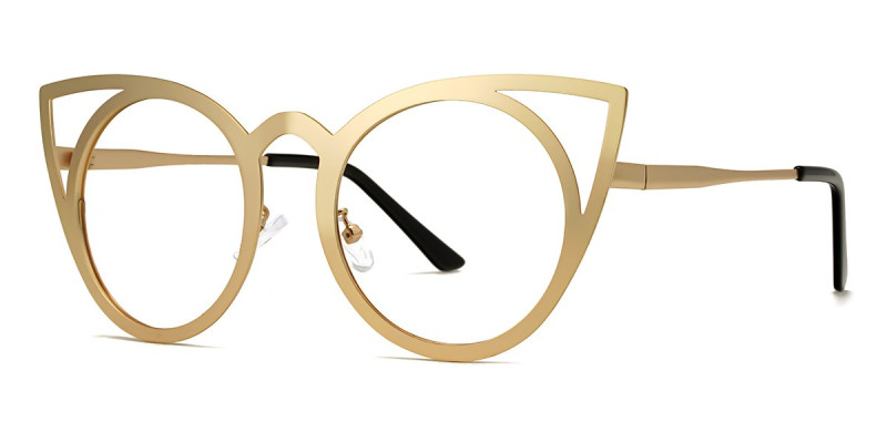 Cateye Gold Frame