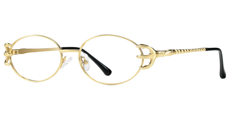 Oval Gold Frame