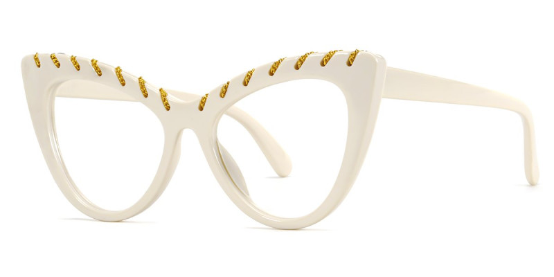 Cateye White Frame