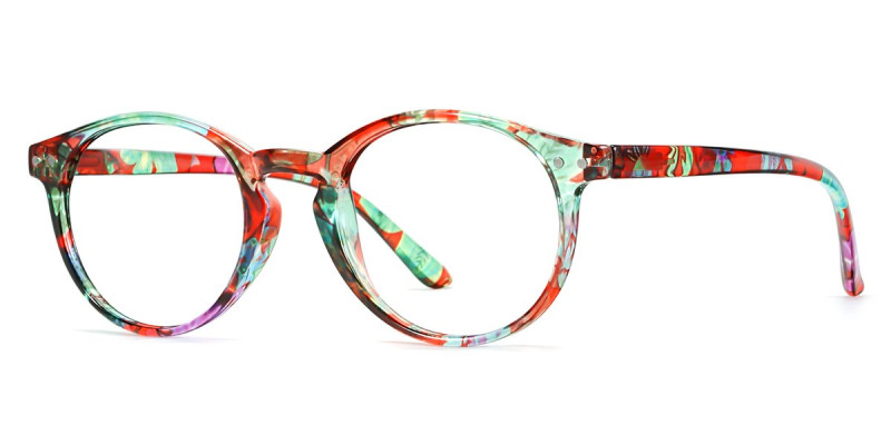 Round Floral Frame