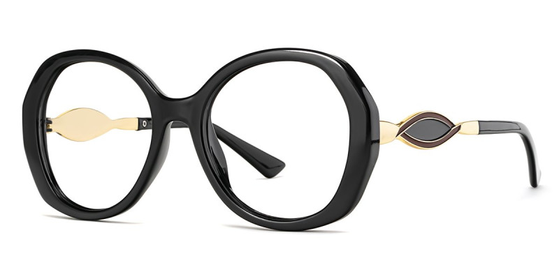 Round Black Frame