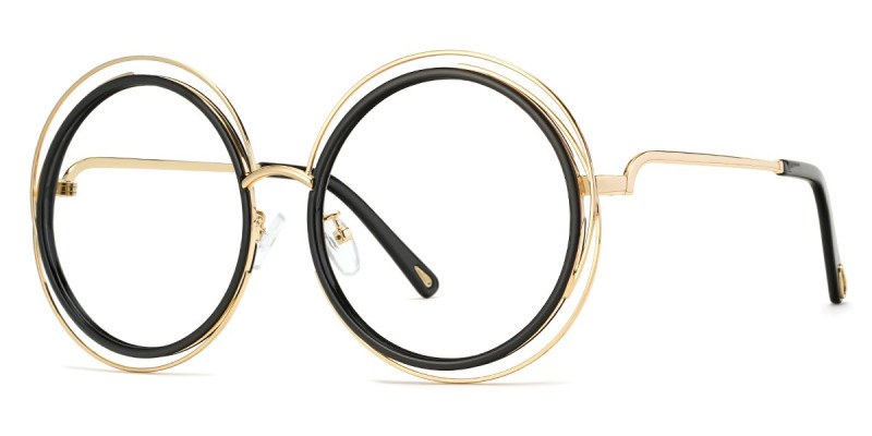Round Black Frame