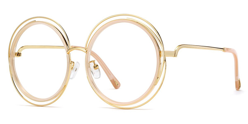 Round Gold Frame