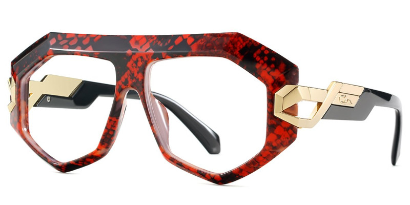 Aviator Red Frame