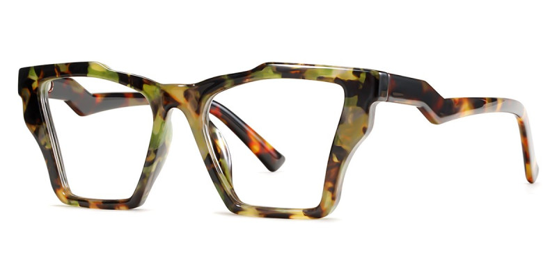 Cateye Green Frame