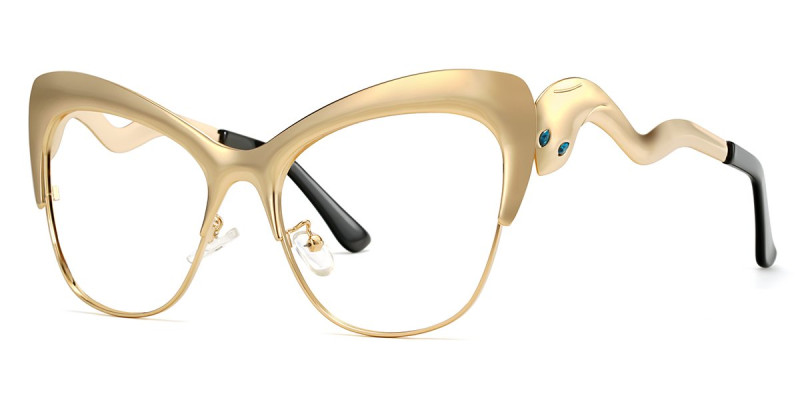 Cateye Gold Frame