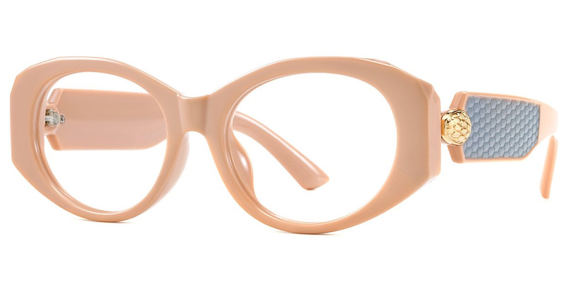Oval RoseGold Frame