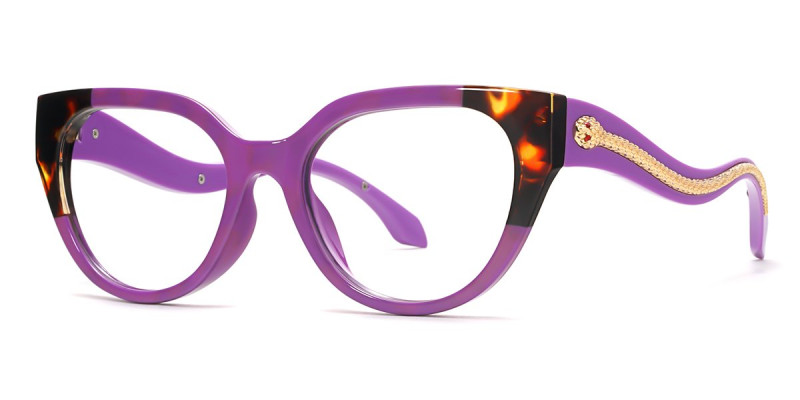Cateye Purple Frame