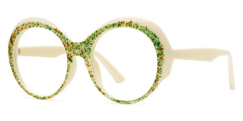Round Yellow Frame