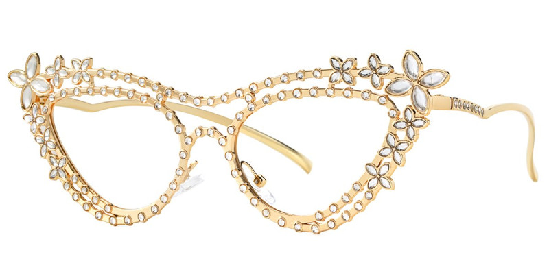 Cateye Gold Frame