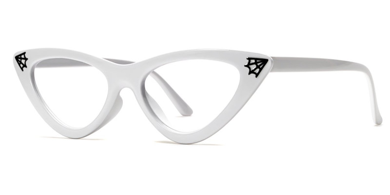 Cateye White Frame