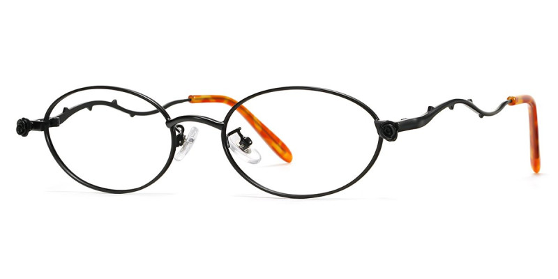 Oval Black Frame