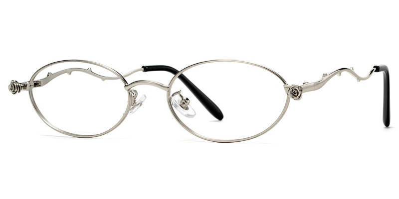 Oval Silver Frame