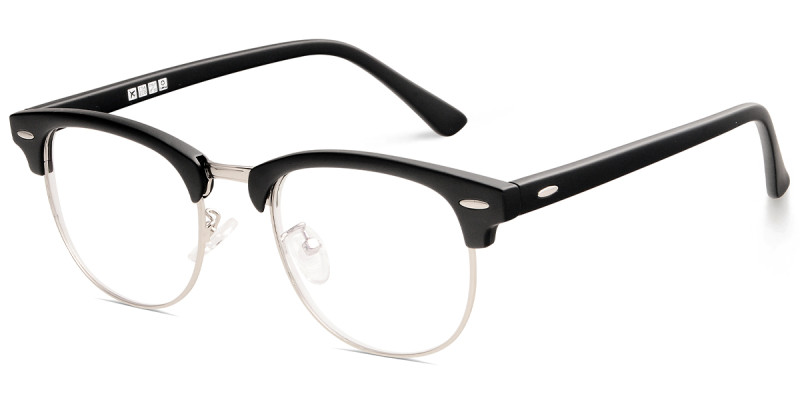 Browline Black/Silver Frame