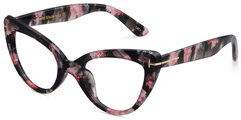 Cateye Floral Frame