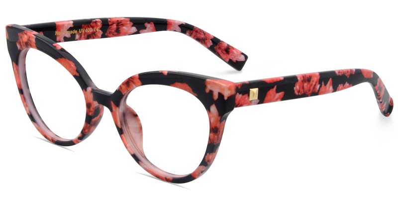 Cateye Floral Frame 