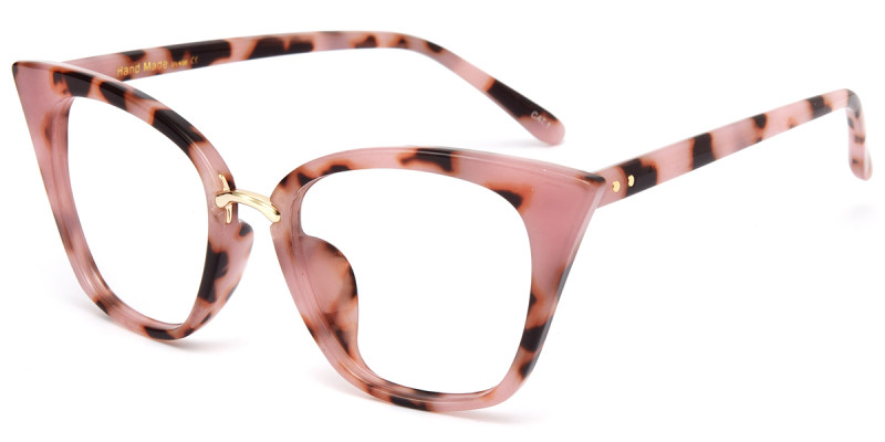 Cateye Pink Tortoise Frame