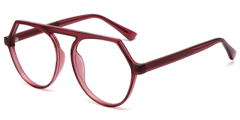 Geometric Red Frame