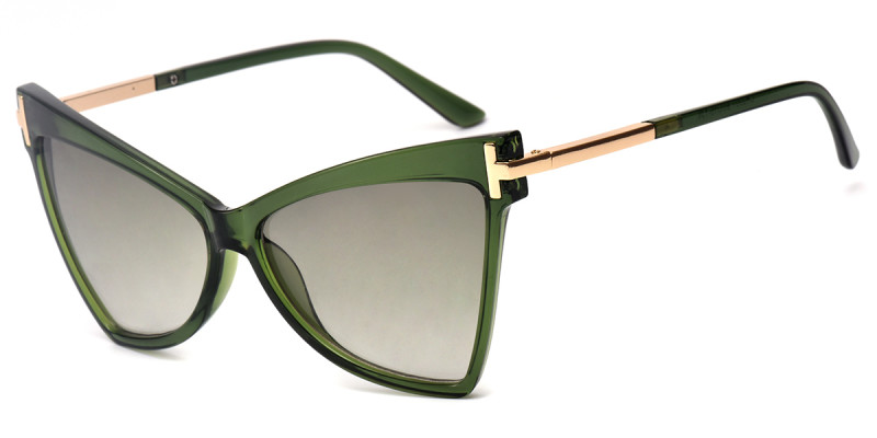 Cateye Green Sunglasses