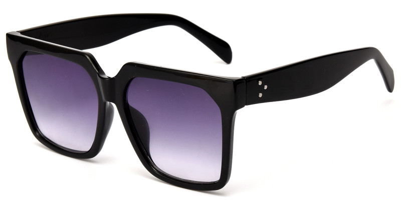 Square Black Sunglasses