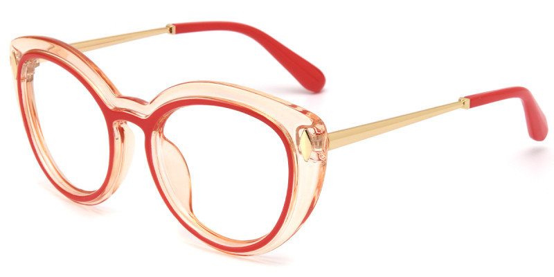 Cateye Red Frame 