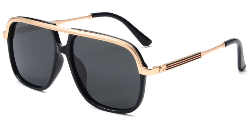 Aviator Black Sunglasses
