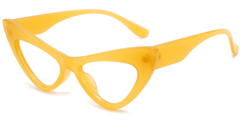 Cateye Yellow Frame