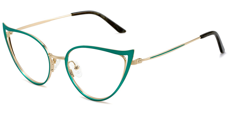 Cateye Green Frame