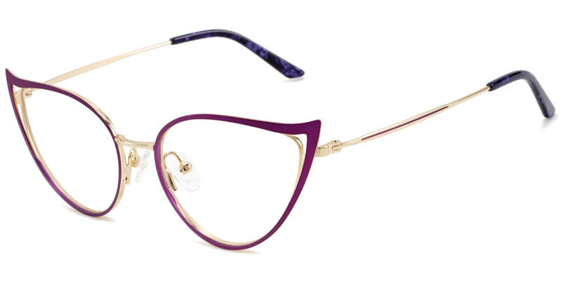 Cateye Purple Frame