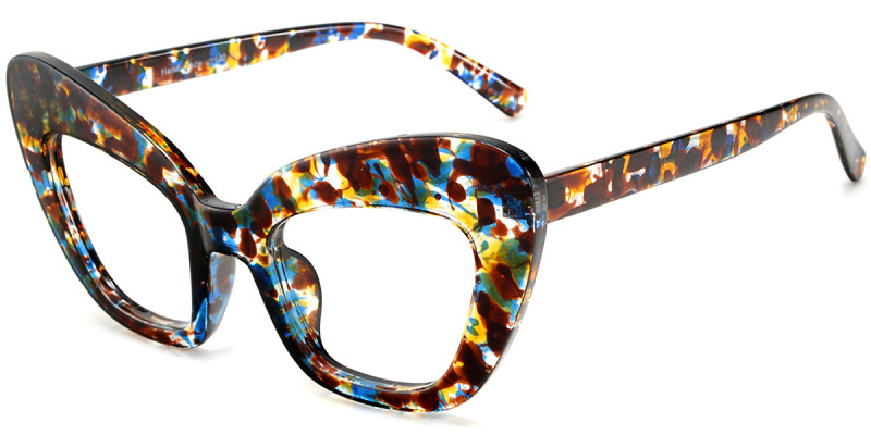 Cateye Floral Frame