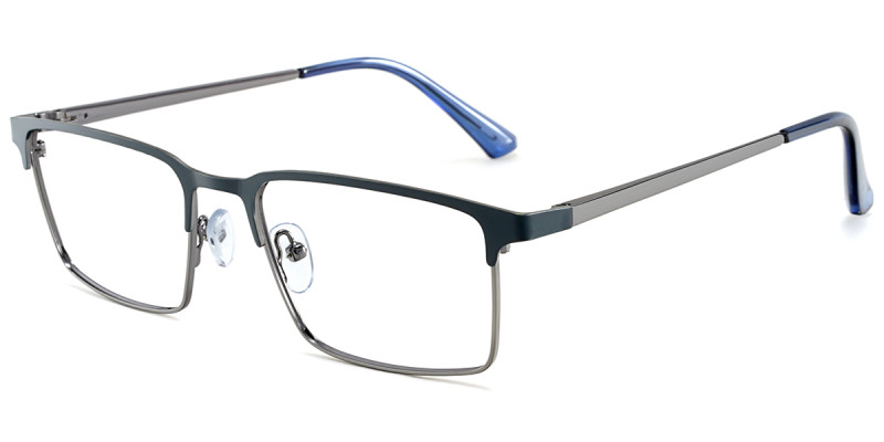 Browline Blue/Silver Frame