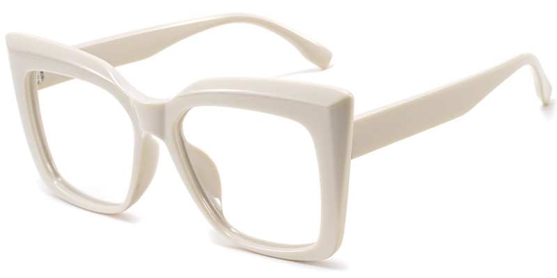 Cateye White Frame