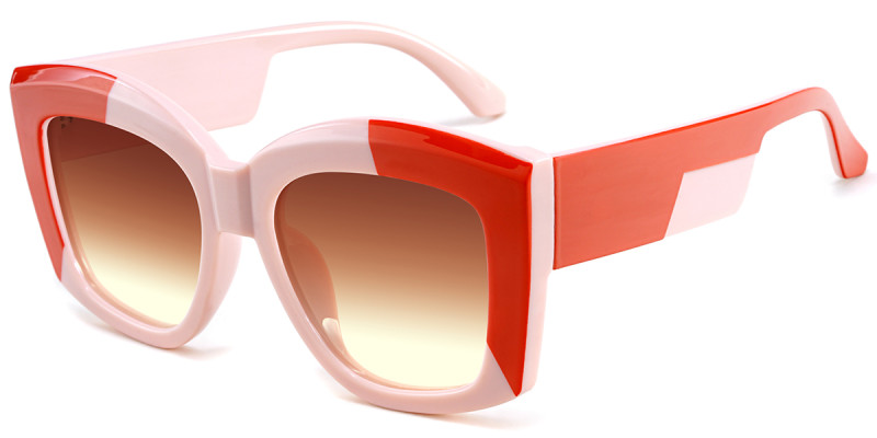 Square Pink Sunglasses