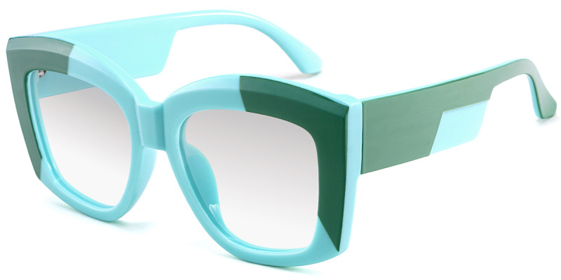 Square Blue Sunglasses