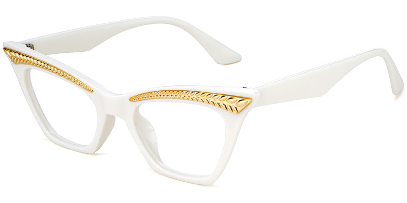 Cateye White Frame