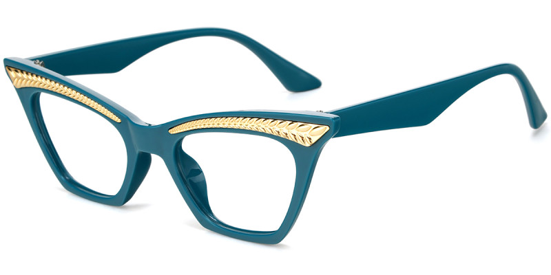 Cateye Blue Frame